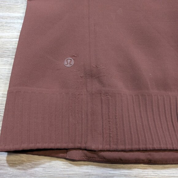 Lululemon Down and Around Vest Women's 10 Dark Cedar Puffer Down Fall Hiking & - Picture 9 of 12